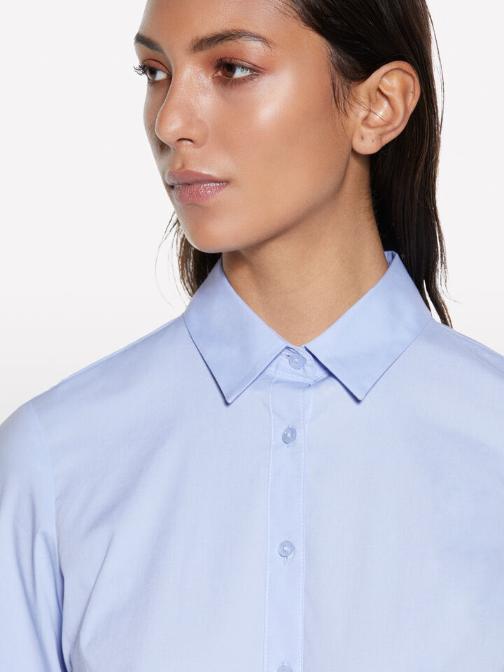 Πουκάμισο γαλάζιο slim fit - null - Γαλαζιο | Sisley image number 5